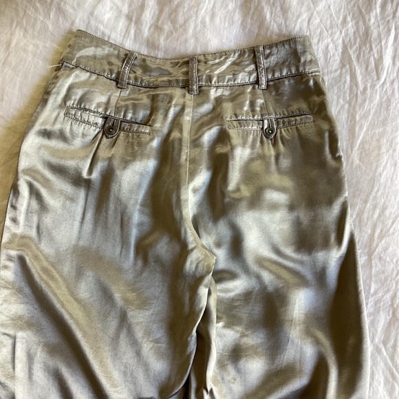 Deborah Lindquist Silver Straight Leg Pants Dress Pants SZ XS - Picture 4 of 9